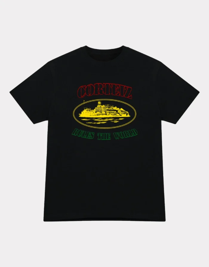 T-shirt Corteiz OG Carni Alcatraz Noir