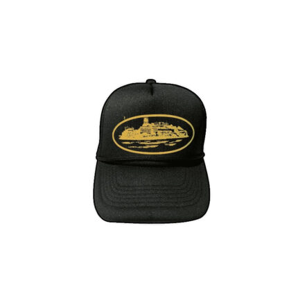 Corteiz Hat Trucker Alcatraz “black/yellow
