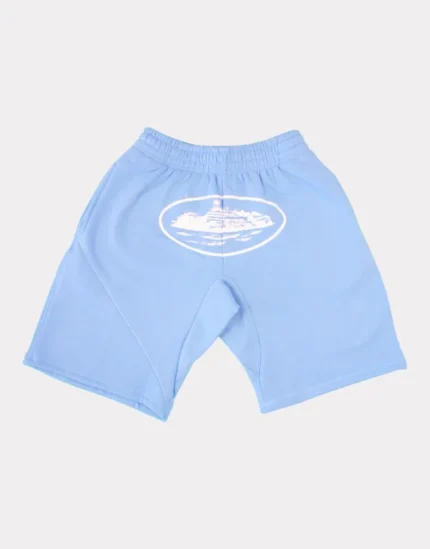 Corteiz Alcatraz Shorts Babyblau