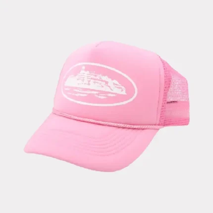 Corteiz Alcatraz Trucker-Mütze Rosa